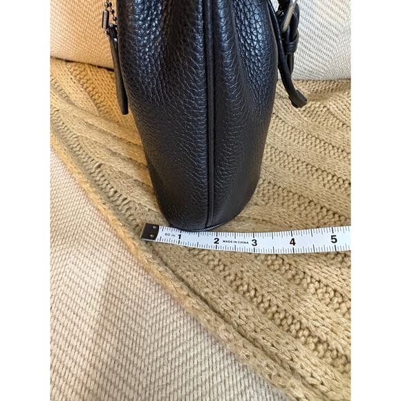 Coach Amelia Convertible Backpack Black Leather CL408 Crossbody/Shoulder - Picture 9 of 11